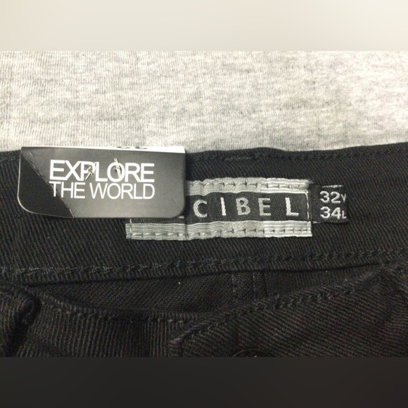 Decibel Cargo Pocket Jeans Black Men’s Size 32x34 - Picture 6 of 12